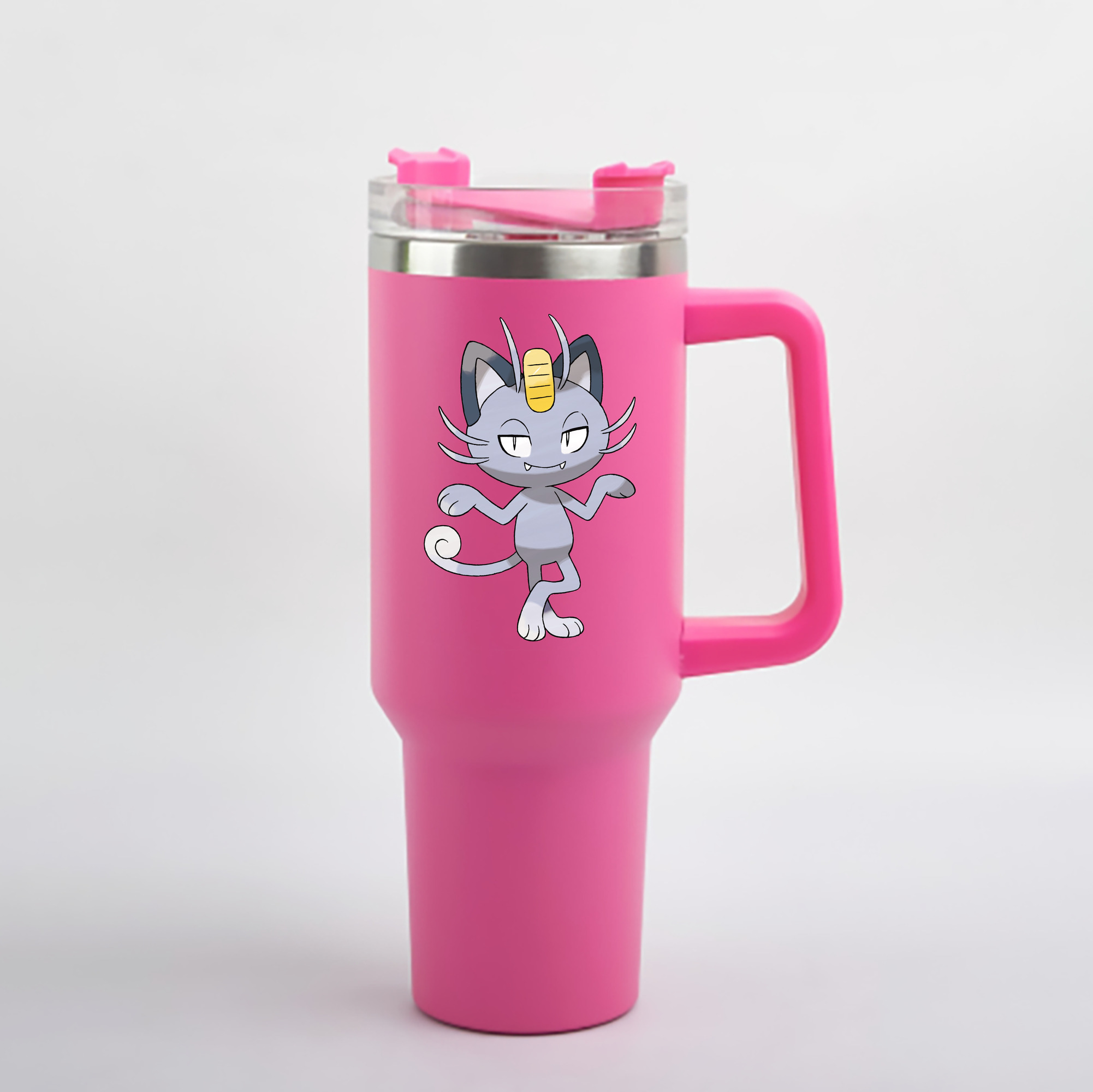 （画像用） ポケットモンスター Pokémon 1200mL車用タンブラー - クリスタルステッカー（プラスチックストロー付き）